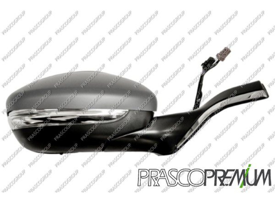 RETROVISORE DESTRO ELETTRICO-TERMICO-CON PRIMER-CH 2008 (A94F) CROSS OVER 5 PORTE 1.6 HDi 120 FAP (DV6FC) CAMBIO MAN 6 RAPPORTI TIPO STT