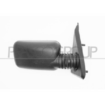 RETROVISORE DESTRO MANUALE NERO-CONVESSO/CROMATO