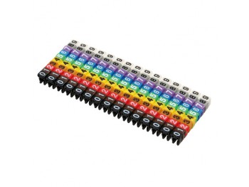 Segnacavi colorati, set 100 pz