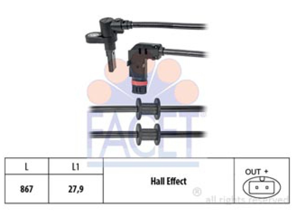 SENSORI DI NUMERO DI GIRI RUOTA