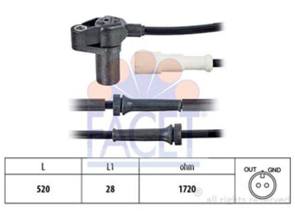 SENSORI DI NUMERO DI GIRI RUOTA