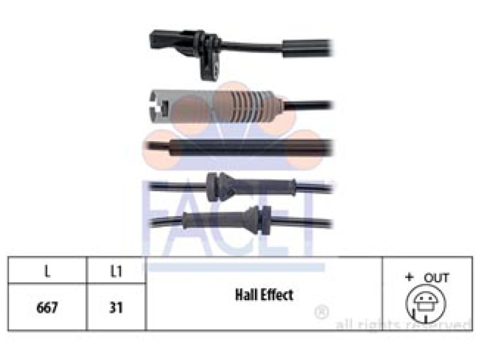 SENSORI DI NUMERO DI GIRI RUOTA