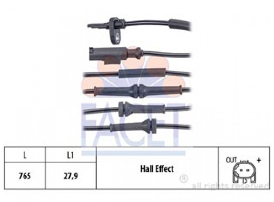 SENSORI DI NUMERO DI GIRI RUOTA