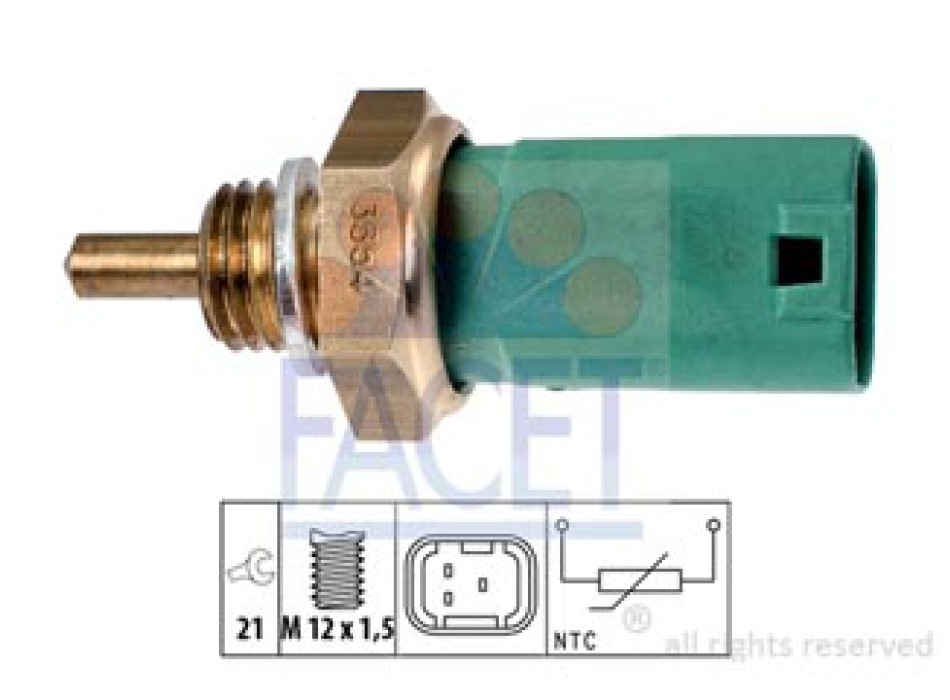 SENSORI DI TEMPERATURA REFRIGERANTE/OLIO/CARBURA