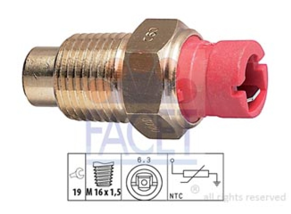 SENSORI DI TEMPERATURA REFRIGERANTE/OLIO/CARBURA