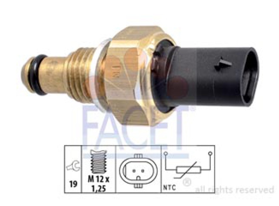 SENSORI DI TEMPERATURA REFRIGERANTE/OLIO/CARBURA