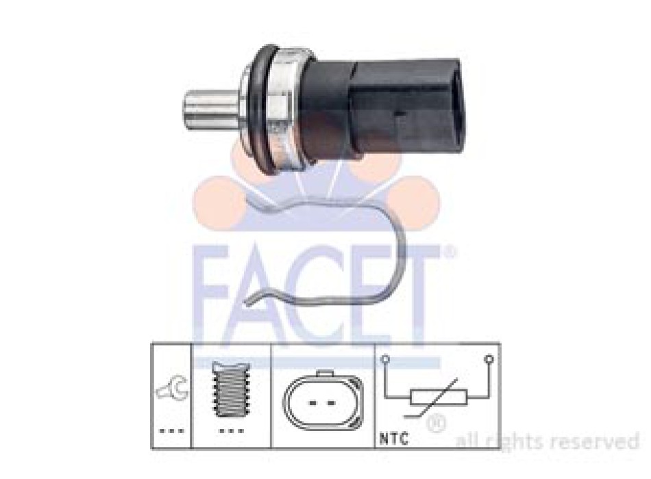 SENSORI DI TEMPERATURA REFRIGERANTE/OLIO/CARBURA