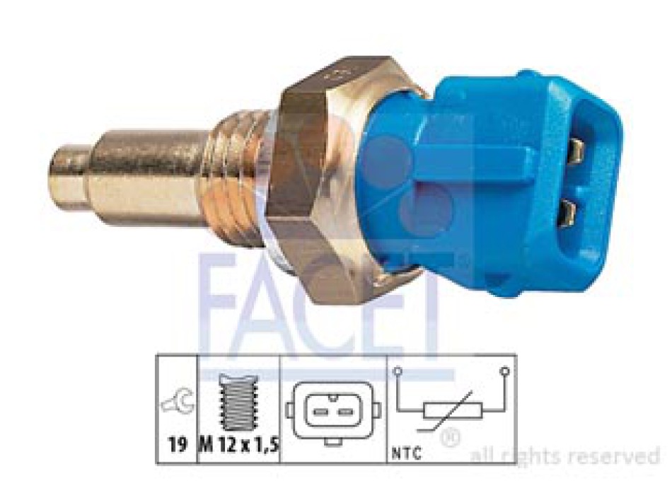 SENSORI DI TEMPERATURA REFRIGERANTE/OLIO/CARBURA