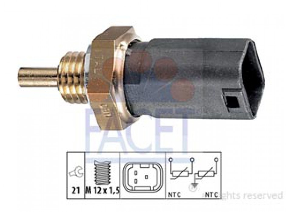 SENSORI DI TEMPERATURA REFRIGERANTE/OLIO/CARBURA