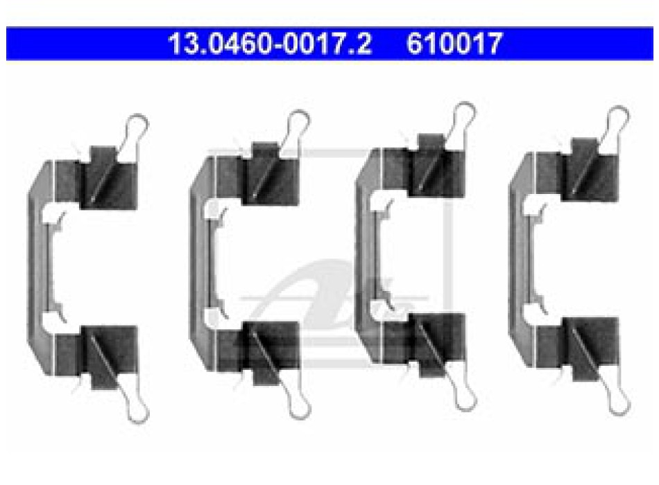 SERIE ACCESSORI PASTIGLIE ANTERIORI