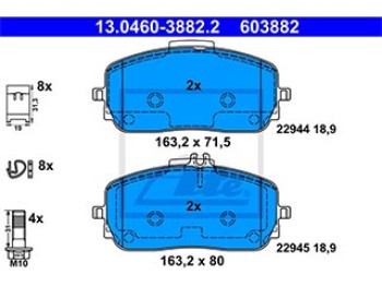 SERIE PASTIGLIE ANTERIORI