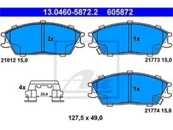 SERIE PASTIGLIE ANTERIORI