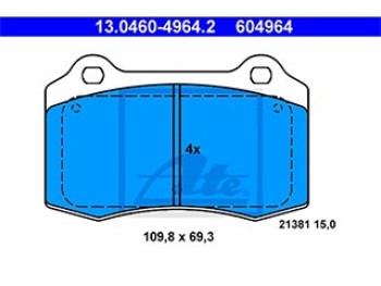 SERIE PASTIGLIE ANTERIORI