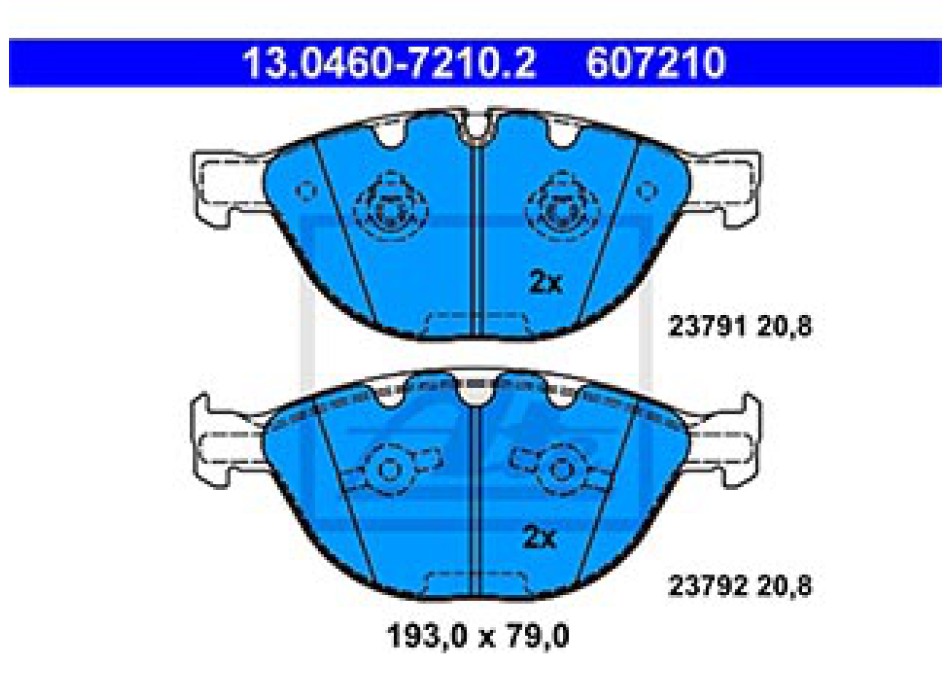 SERIE PASTIGLIE ANTERIORI