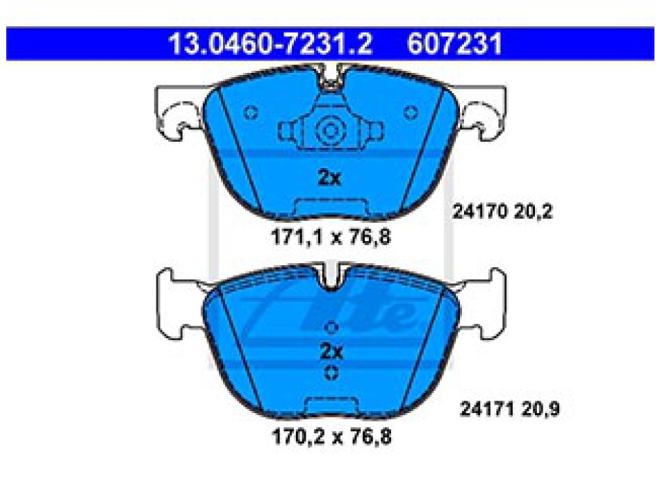 SERIE PASTIGLIE ANTERIORI