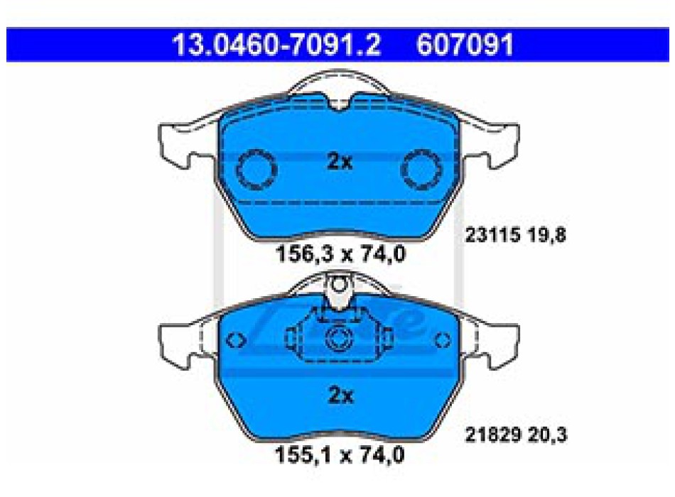 SERIE PASTIGLIE ANTERIORI