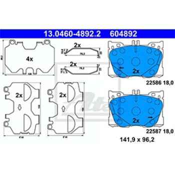 SERIE PASTIGLIE ANTERIORI