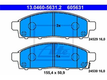 SERIE PASTIGLIE ANTERIORI