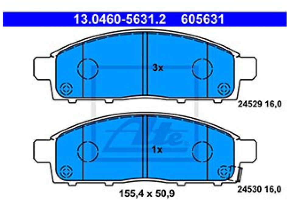 SERIE PASTIGLIE ANTERIORI