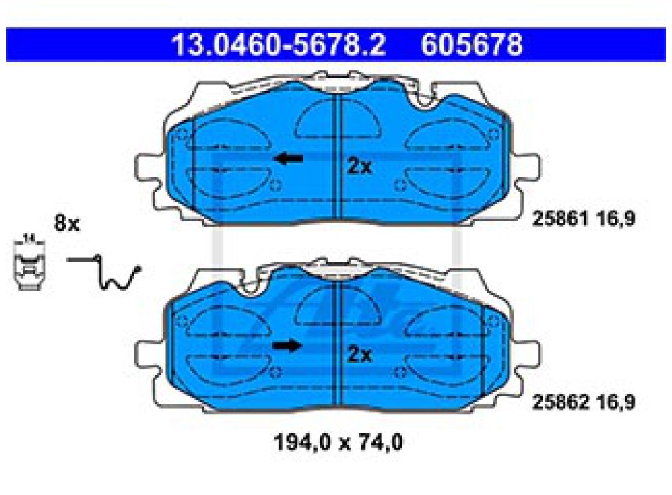 SERIE PASTIGLIE ANTERIORI