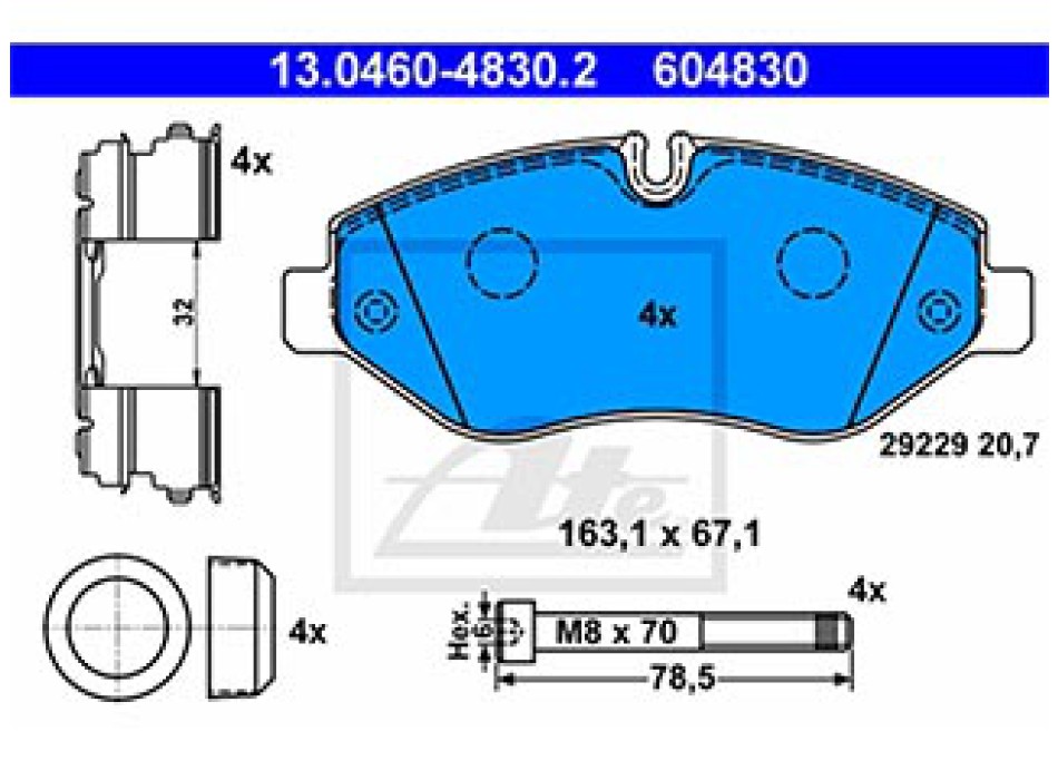 SERIE PASTIGLIE ANTERIORI