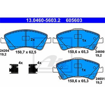SERIE PASTIGLIE ANTERIORI
