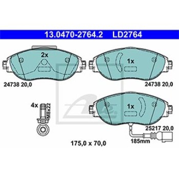 SERIE PASTIGLIE CERAMIC ANTERIORI