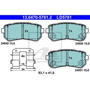 SERIE PASTIGLIE CERAMIC POSTERIORI