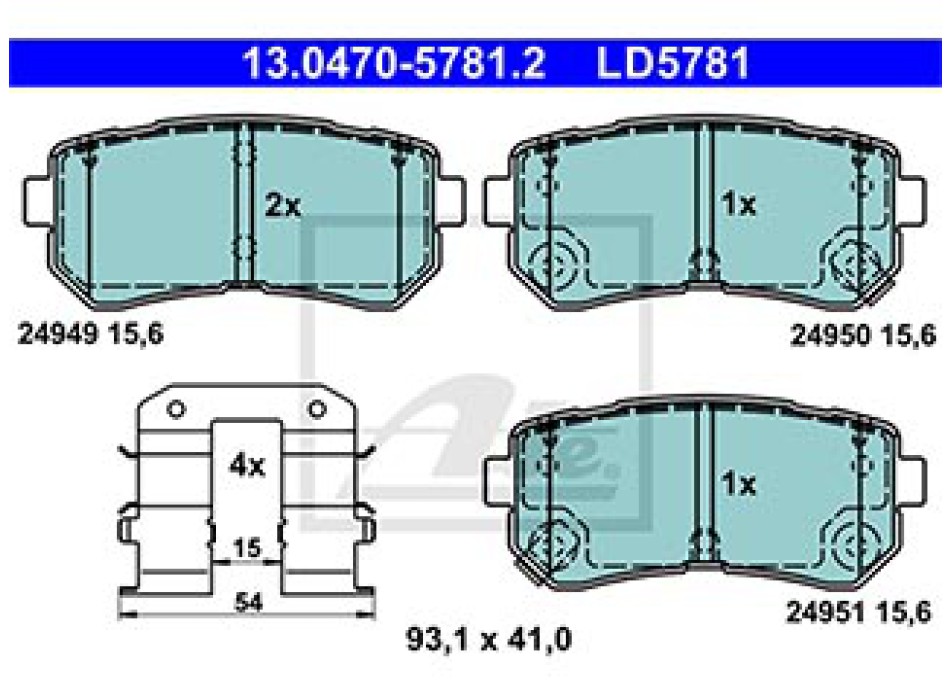 SERIE PASTIGLIE CERAMIC POSTERIORI