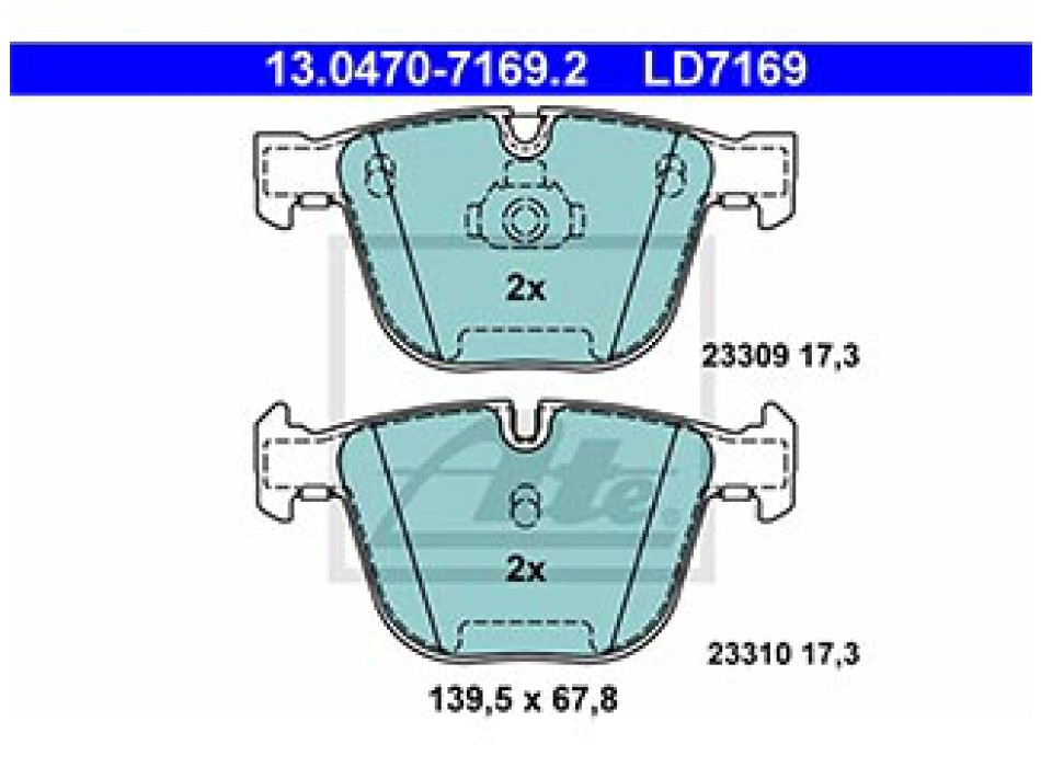 SERIE PASTIGLIE CERAMIC POSTERIORI