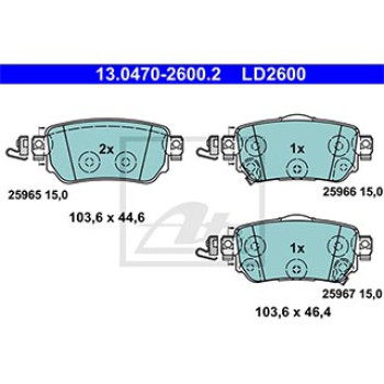 SERIE PASTIGLIE CERAMIC POSTERIORI