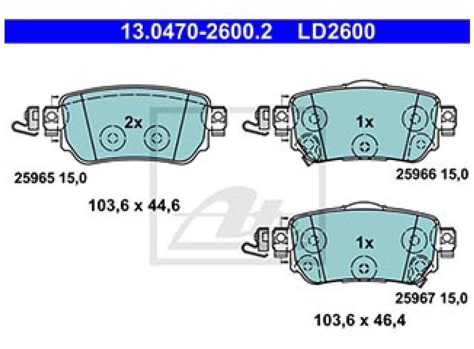 SERIE PASTIGLIE CERAMIC POSTERIORI