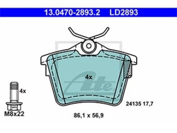 SERIE PASTIGLIE CERAMIC POSTERIORI