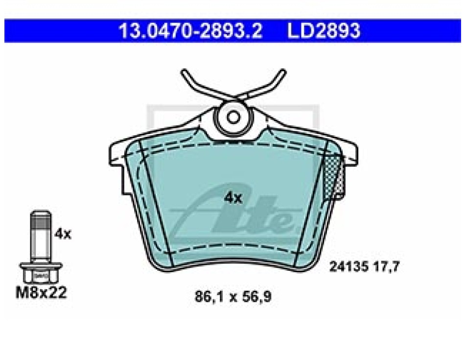 SERIE PASTIGLIE CERAMIC POSTERIORI