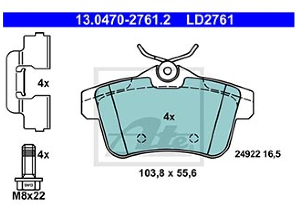 SERIE PASTIGLIE CERAMIC POSTERIORI