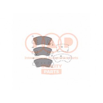 SERIE PASTIGLIE FRENO ANT.(E90R)