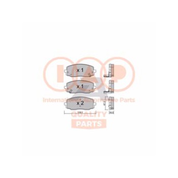 SERIE PASTIGLIE FRENO ANT.(PREMIUM)