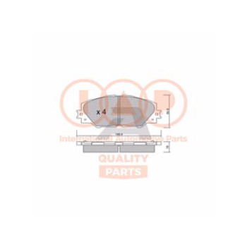 SERIE PASTIGLIE FRENO ANT.(PREMIUM)