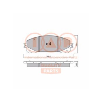 SERIE PASTIGLIE FRENO ANT.(PREMIUM)