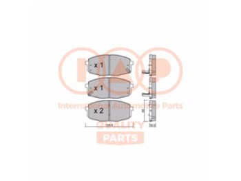 SERIE PASTIGLIE FRENO ANT.(PREMIUM)