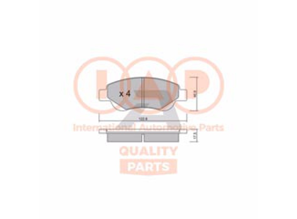 SERIE PASTIGLIE FRENO ANT.(PREMIUM)