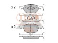 SERIE PASTIGLIE FRENO ANT.(PREMIUM)