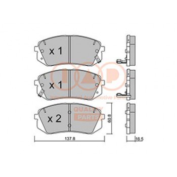 SERIE PASTIGLIE FRENO ANT.(PREMIUM)