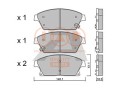 SERIE PASTIGLIE FRENO ANT.(PREMIUM)