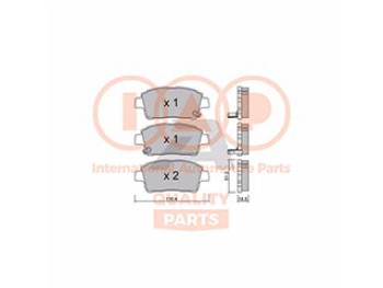 SERIE PASTIGLIE FRENO ANT.(PREMIUM)