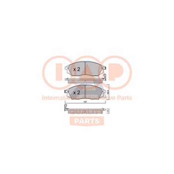 SERIE PASTIGLIE FRENO ANT.(PREMIUM)