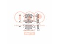 SERIE PASTIGLIE FRENO ANT.(PREMIUM)