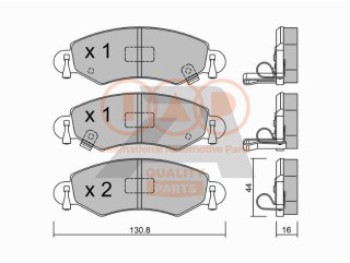 SERIE PASTIGLIE FRENO ANT.(PREMIUM)
