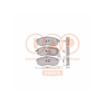 SERIE PASTIGLIE FRENO ANT.(PREMIUM)