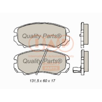 SERIE PASTIGLIE FRENO ANTERIORI
